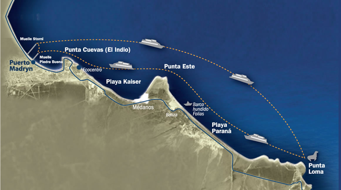 Mapa del recorrido